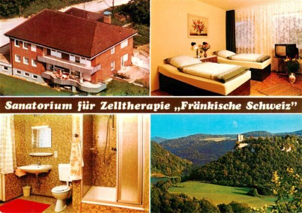 Wiesenttal Forchheim Bayern Sanatorium fuer Zelltherapie Fraenkische Schweiz San