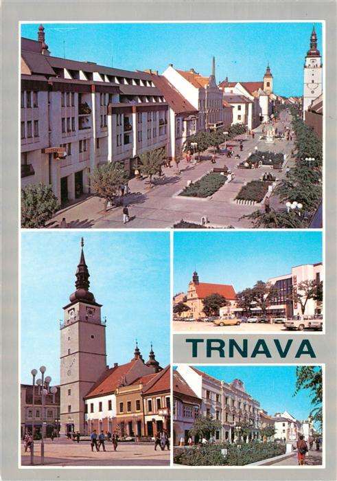 Trnava Slovakia Stadtansichten Zentrum Fussgaengerzone
