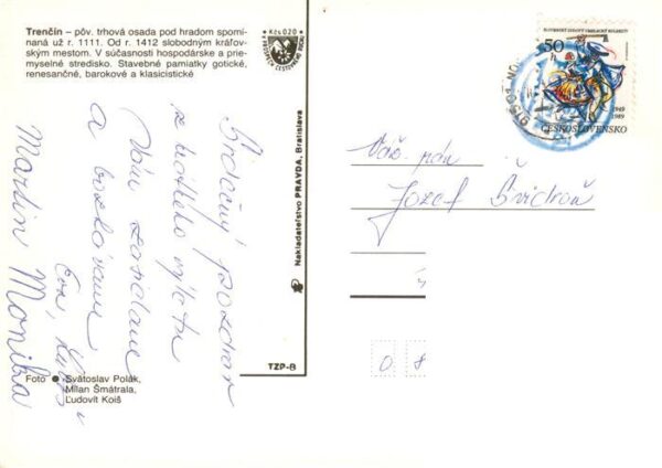 Trencin Trentschinteplitz SK Motive Stadtzentrum Bruecke – Bild 2