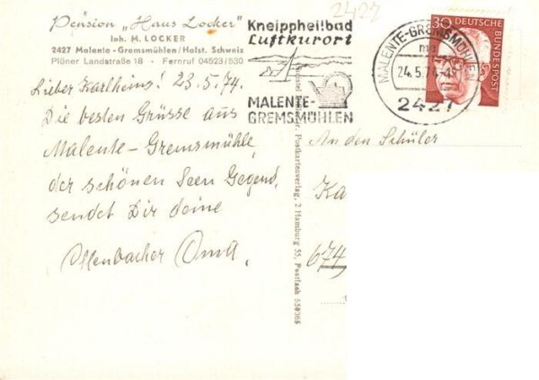 Malente-Gremsmuehlen Pension Haus Locker Gastraum Panorama – Bild 2