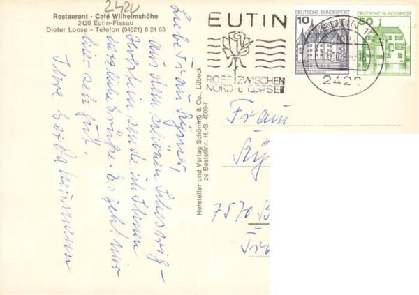 Fissau Eutin Restaurant Cafe Wilhelmshoehe Gastraeume – Bild 2
