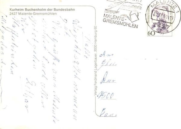 Malente-Gremsmuehlen Kurheim Buchenholm der Bundesbahn – Bild 2
