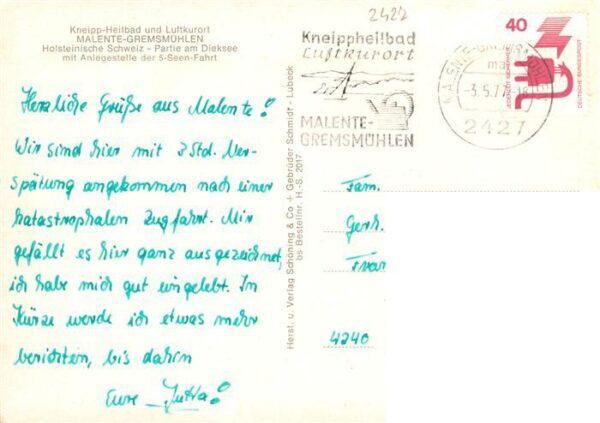 Malente-Gremsmuehlen Partie am Dieksee mit Anlagestelle der 5 Seen Fahrt – Bild 2