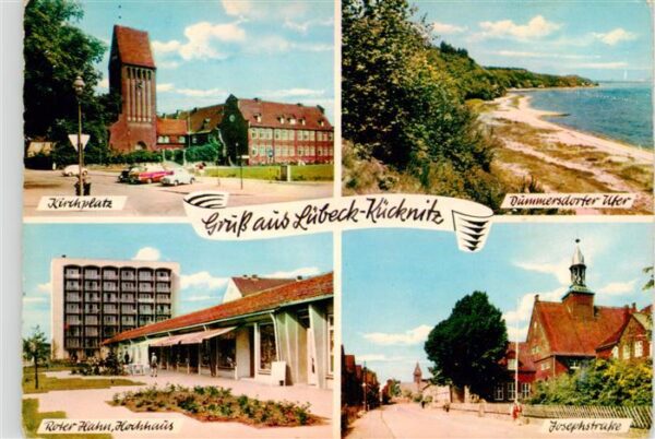 Kuecknitz Luebeck Kirchplatz Duemmersdorfer Ufer Roter Hahn Hochhaus Josephstras