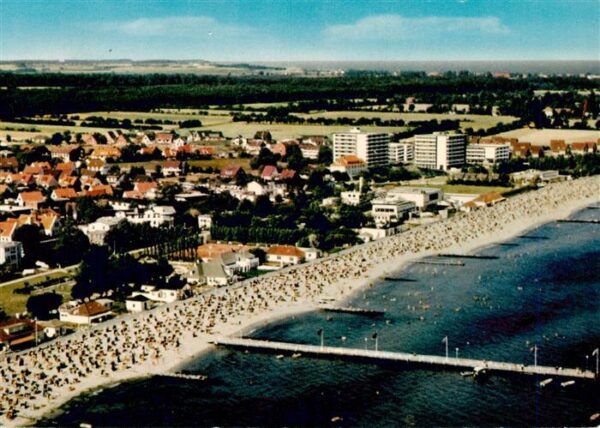Kellenhusen Ostseebad Fliegeraufnahme mit Seebruecke