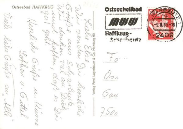 Haffkrug Scharbeutz Ostseebad Strandpartie – Bild 2