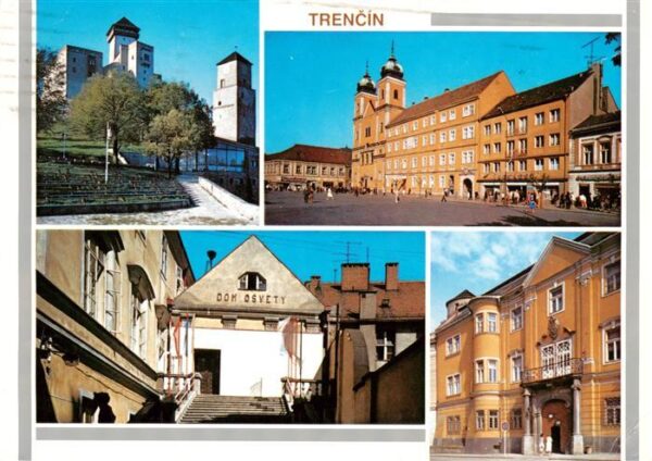 Trencin Trentschinteplitz SK Teilansichten Schloss Stadtzentrum Museum