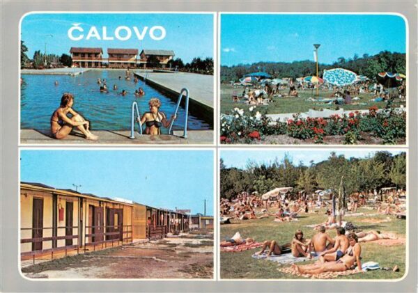 Calovo Velky Meder Slovakia Freibad Liegewiese Strand
