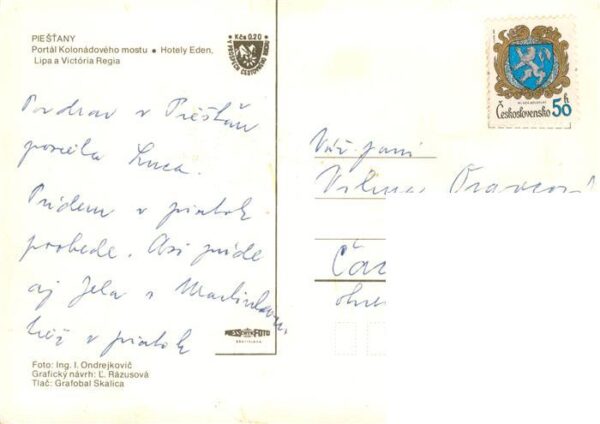 Piestany Pistian Poestyen SK Portal Kolonadoveho mostu Hotely Eden Lipa a Victor – Bild 2