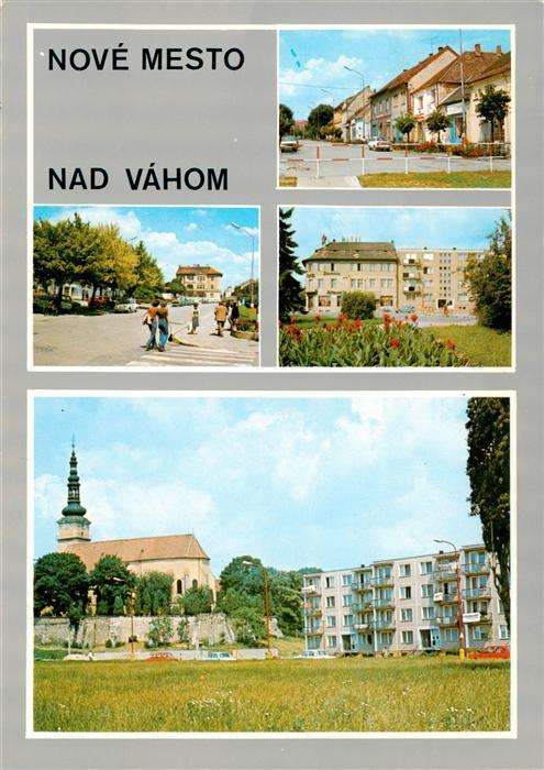 Nove Mesto nad Vahom SK Slovanske sidlistko najstarsia pisomna zmienka Mesto ma