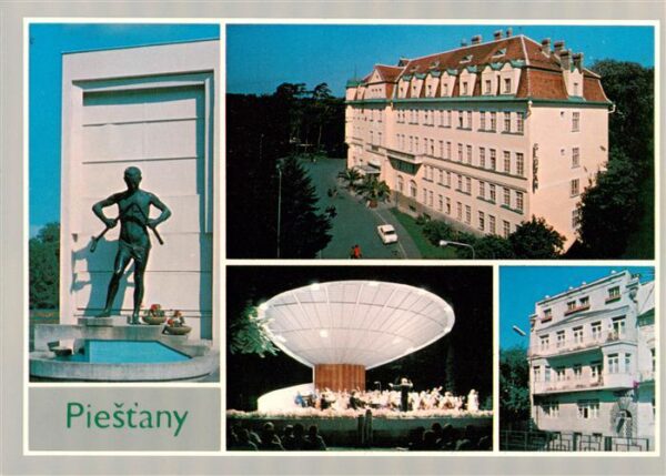 Piestany Pistian Poestyen SK Barlolamac Liecebny dom Slovan Hudobny pavilon Liec
