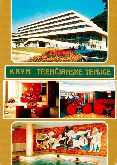 Trencianske Teplice SK Liecebny dom Krym hala Bar Termalny bazen