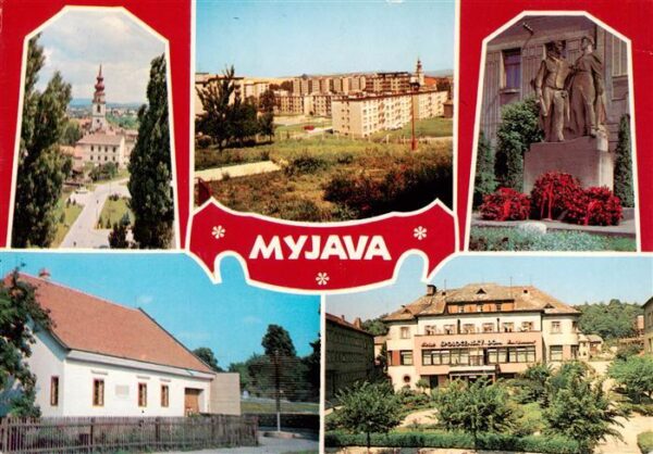 Myjava Bratislava SK Kostola vystavana Celkovy pohlad Sovietskej armady Budova S