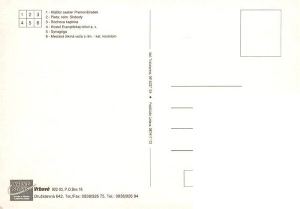 Vrbove Slovakia Pamaetnik MR Stefanika Polyfunkcny dom Portret MA Benovskeho Bud – Bild 2
