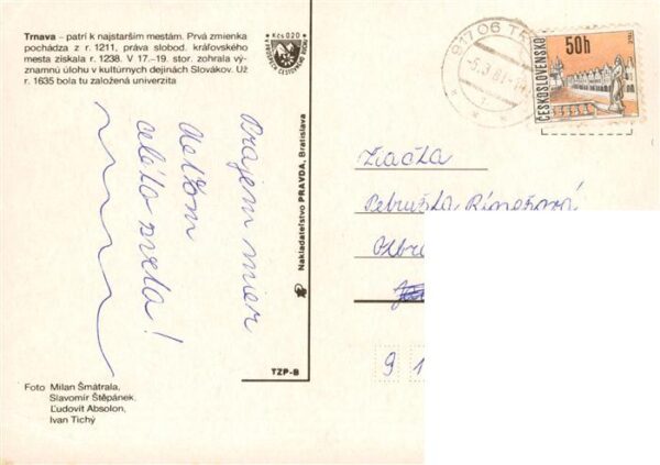 Trnava Slovakia Prva zmienka pochadza prava slobod kralovskeho mesta ziskala sto – Bild 2