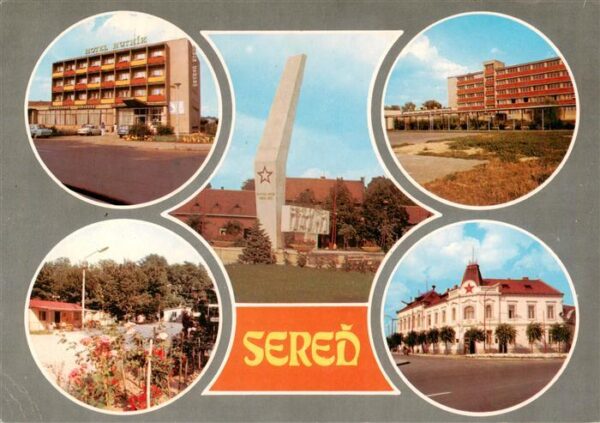 Sered Slovakia Hotel Hutnik Pamatnik Sovietskej armady Areal Strednej ekonomicke