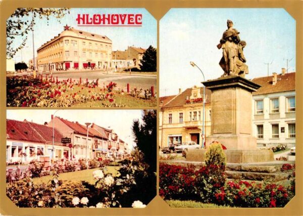 Hlohovec Slovakia Mestsky narodny vybor Gottwldovo namestie Pomnik osloboditelom