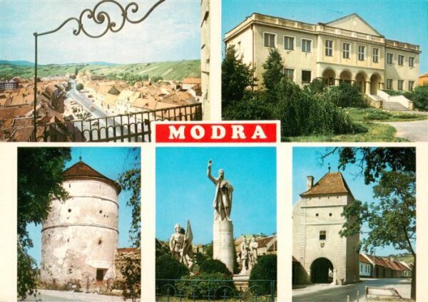 Modra Slovakia Namestie Kulturny om Basta z mestskeho opevnenia Pomnik L Stura M