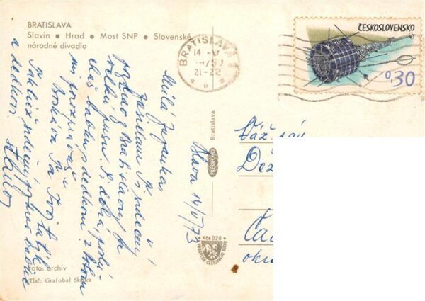 Bratislava Pressburg Pozsony SK Slavin Hrad Most SNP Slovenske narodne divadlo – Bild 2
