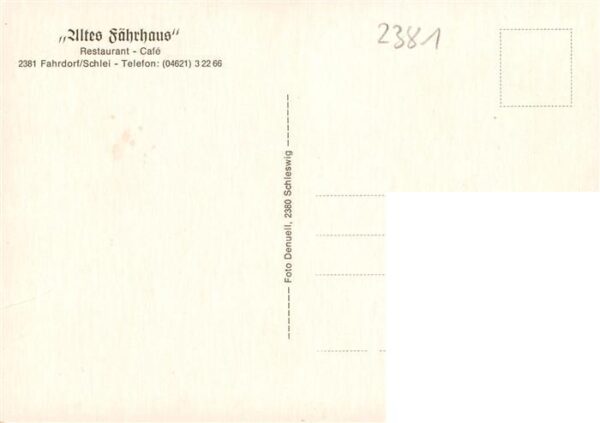 Fahrdorf Restaurant Café Altes Faehrhaus an der Schlei – Bild 2