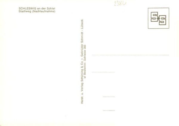 Schleswig Holstein Stadtweg Nachtaufnahme – Bild 2