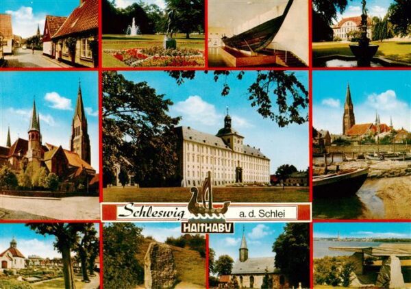 Schleswig Schlei Erfde Teilansichten Schloss Dom Park