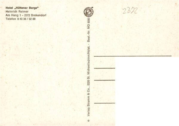 Brekendorf Hotel Huettener Berge Restaurant – Bild 2