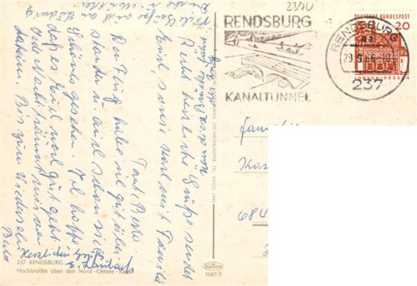 Rendsburg Hochbruecke ueber den Nord-Ostsee-Kanal – Bild 2