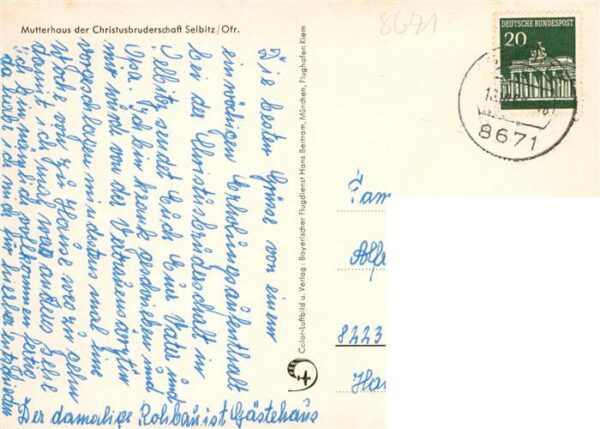 Selbitz  Oberfranken Mutterhaus der Christusbruderschaft – Bild 2