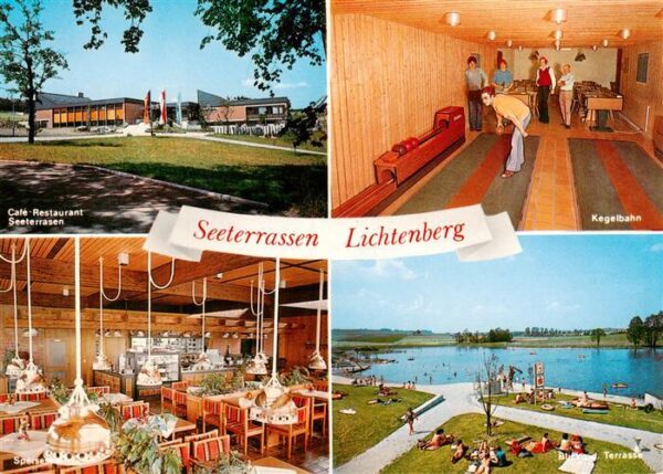 Lichtenberg Oberfranken Café Restaurant Seeterrassen Kegelbahn