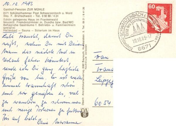 Schuebelhammer Gasthof Pension zur Muehle Landschaftspanorama – Bild 2