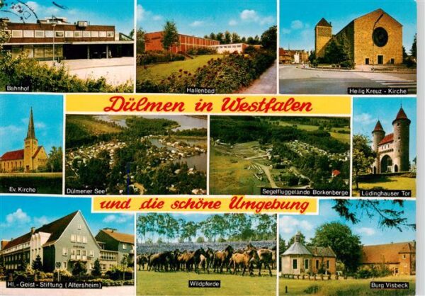 Duelmen Bahnhof Ev Kirche Hl Geist Stiftung Altersheim Duelmener See Hallenbad W