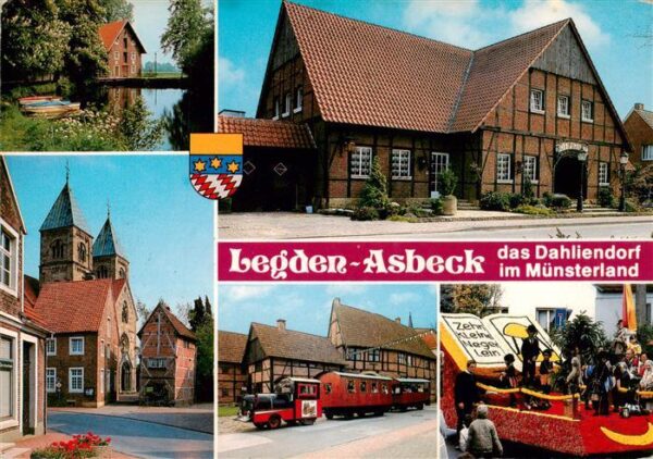 Asbeck Ahaus Kanal Kirche Gasthaus Baehnle