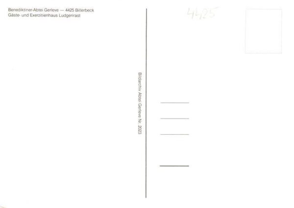 Billerbeck Westfalen Benediktiner Abtei Gerleve – Bild 2