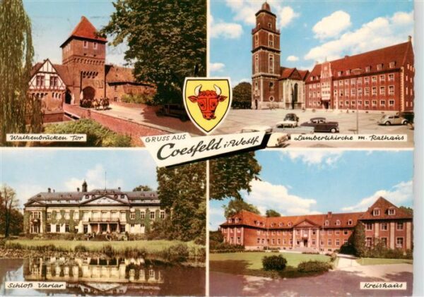Coesfeld Walkenbruecken Tor Lambertikirche Rathaus Schloss Valar Kreishaus