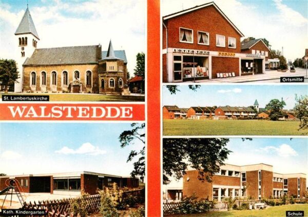 Walstedde Drensteinfurt St Lambertuskirche Kath Kindergarten Ortsmitte Schule