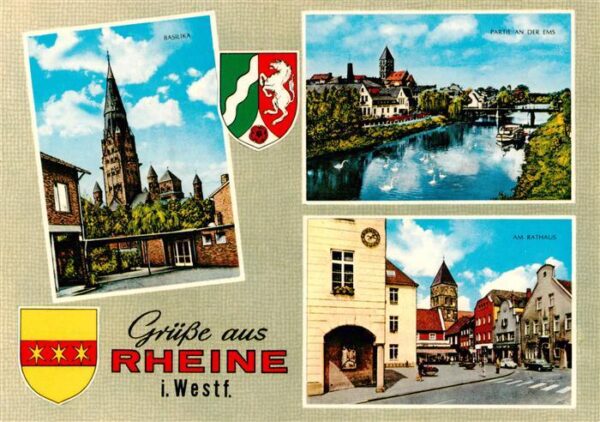 Rheine Basilika Emspartie Am Rathaus