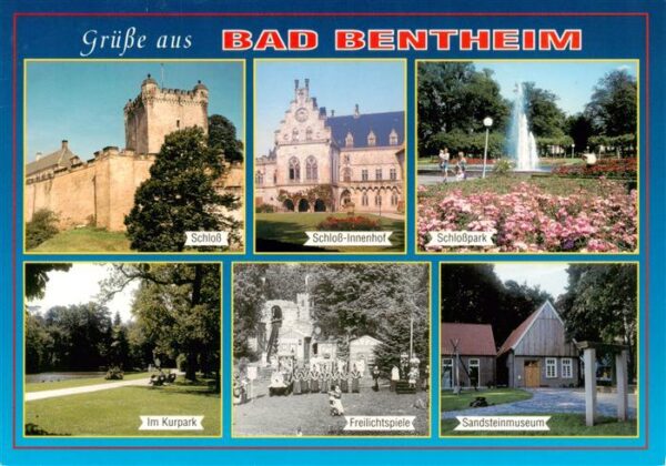Bad Bentheim Schloss Innenhof Schlosspark Kurpark Freilichtspiele Sandsteinmuseu