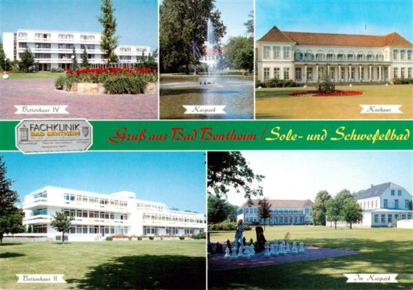 Bad Bentheim Fachklinik Bettenhaus IV Kurpark Kurhaus Bettenhaus II Gartenschach
