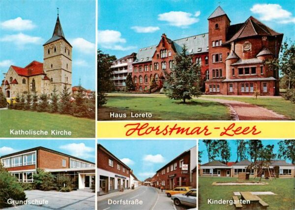 Leer Westfalen Kirche Haus Loreto Grundschule Dorfstrasse Kindergarten
