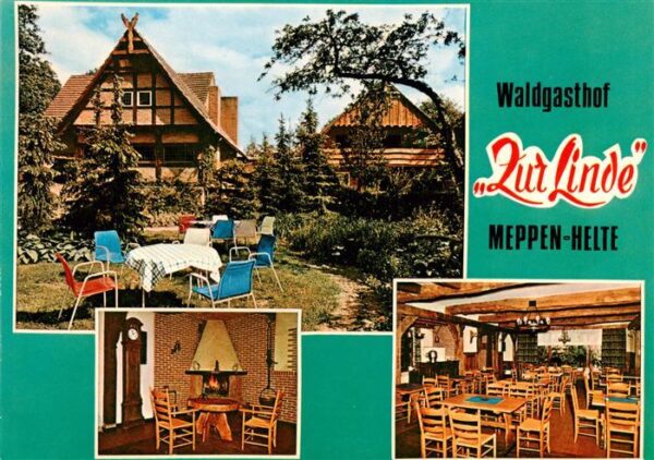 Helte Waldgasthof zur Linde Gastraum Kaminzimmer