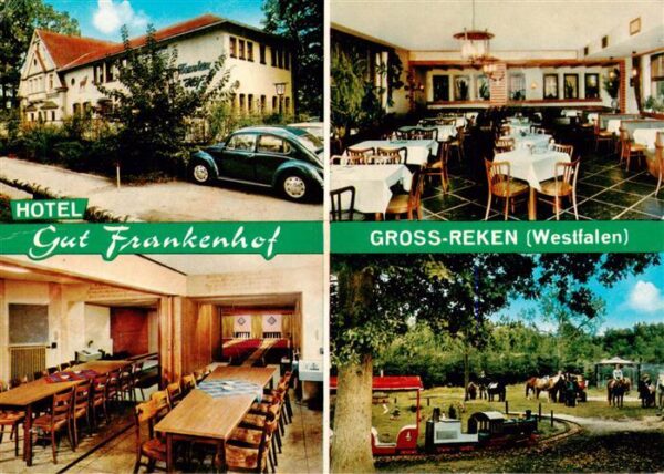 Gross-Reken Hotel Gut Frankenhof Gastraeume Kegelbahn Reiterpark