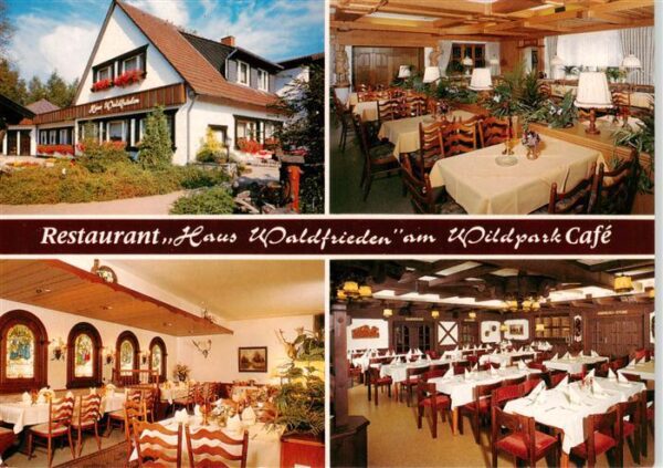 Duelmen Restaurant Haus Waldfrieden am Wildpark Cafe Gastraeume