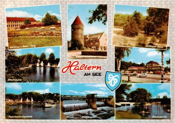 Haltern See Kardinal v Galen Platz Siebenteufelsturm Westruper Heide Stadtmuehle