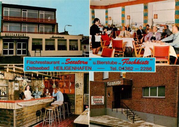 Heiligenhafen Ostseebad Fischrestaurant Seestern und Bierstube Fischkiste Gastra