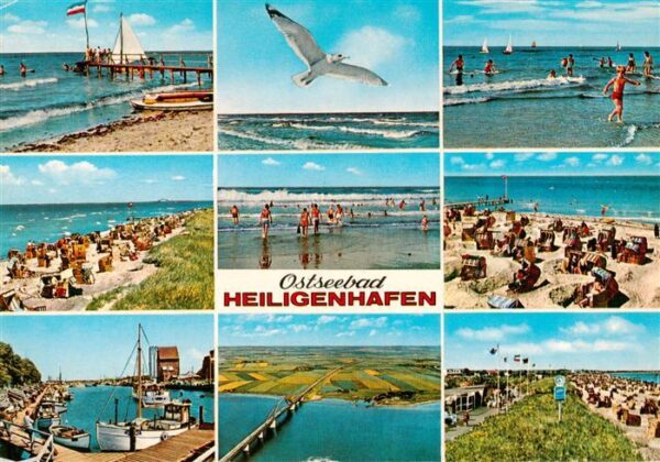 Heiligenhafen Ostseebad Impressionen vom Strand Haen Moewe Luftaufnahme