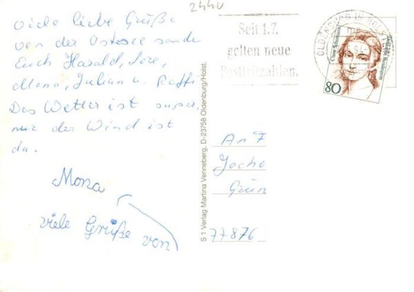 Oldenburg Holstein Duenen Seepartien Moewe Steilkueste Karikaturen – Bild 2
