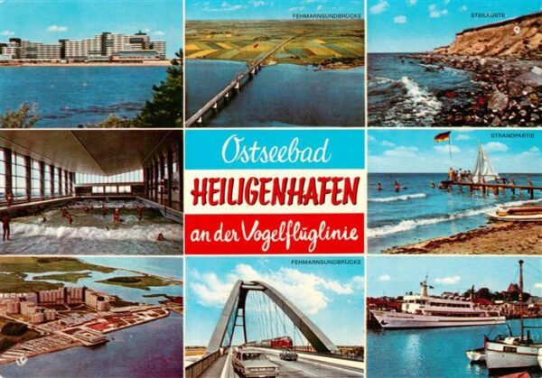 Heiligenhafen Ostseebad Fehmarnsundbruecke Steilkueste Hellen Wellenbad Strandpa