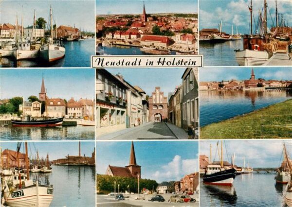 Neustadt Holstein Teilansichten Hafen Fischkutter Ortszentrum