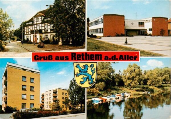 Rethem Aller Teilansichten Partie am Fluss